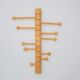 Vintage wooden wall coat holder