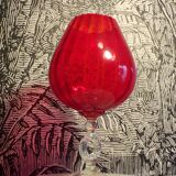 Red empoli vase h=34cm