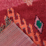 Boucherouite carpet 86x215 cm