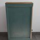 Green Art Deco nightstand/bedside table, small occasional piece of furniture