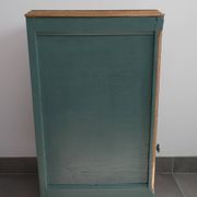 Green Art Deco nightstand/bedside table, small occasional piece of furniture