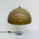Mid-century mushroom table lamp with chrome base, 1970s