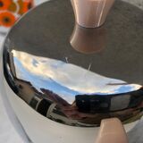 Heating teapot Salam Guy Degrenne 4 cups rare pink ceramic