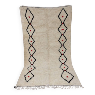 Tapis bérbere décoré fait main en laine 250cmx150cm