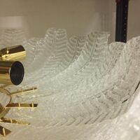 Murano glass flush mount