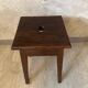 Oak workshop stool