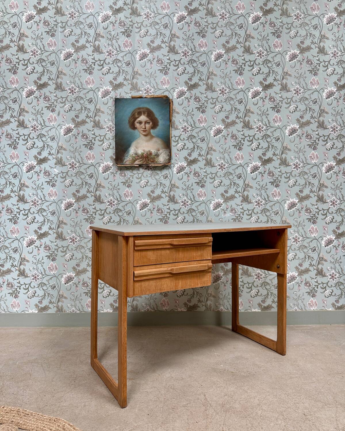 Oak desk from the 70s (renovated)