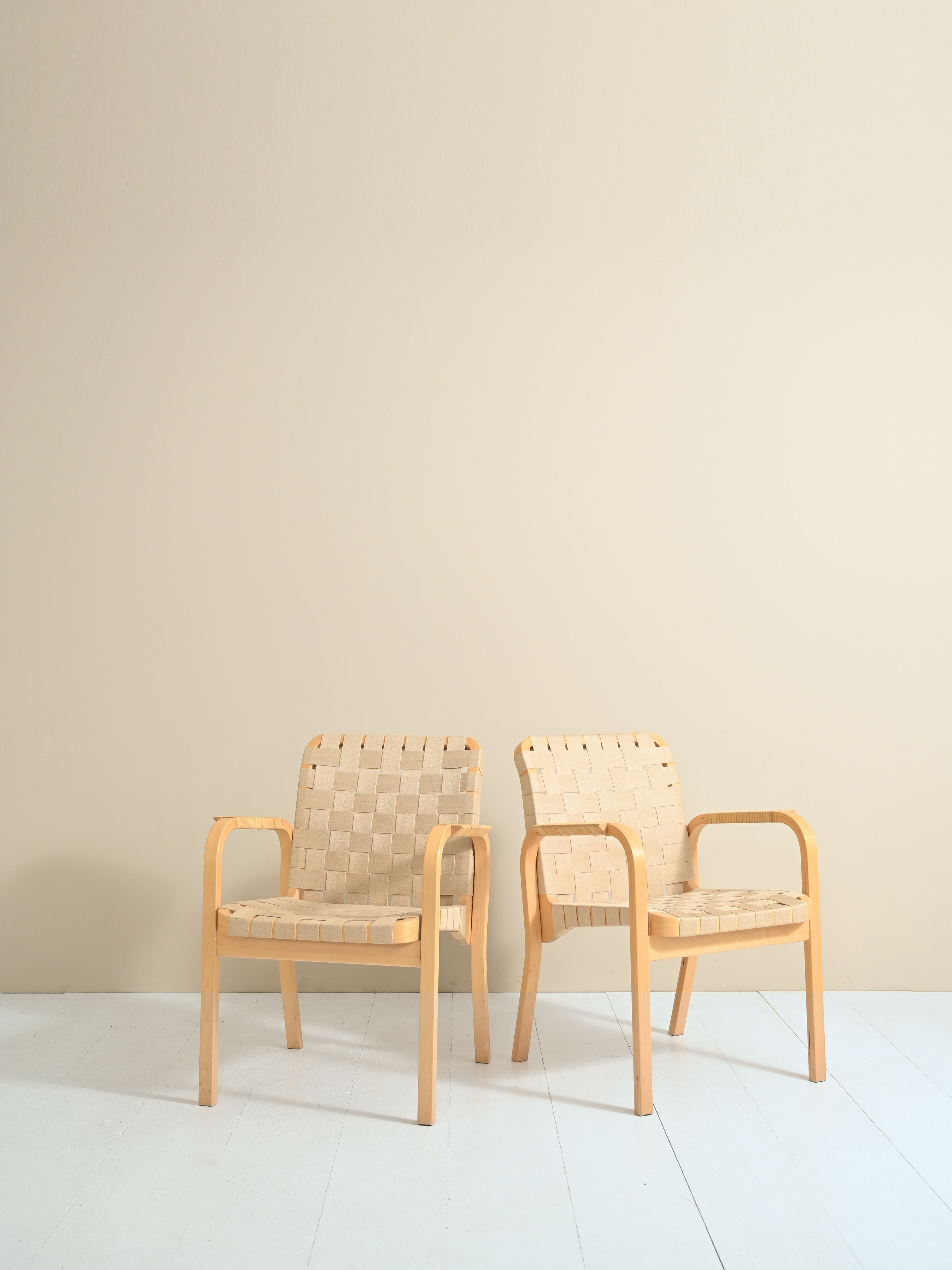 'Model 45' Armchairs by Alvar Aalto