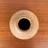 Modern West German ceramic vase from the mid-century by Ü-Keramik Übelacker, 1960s.