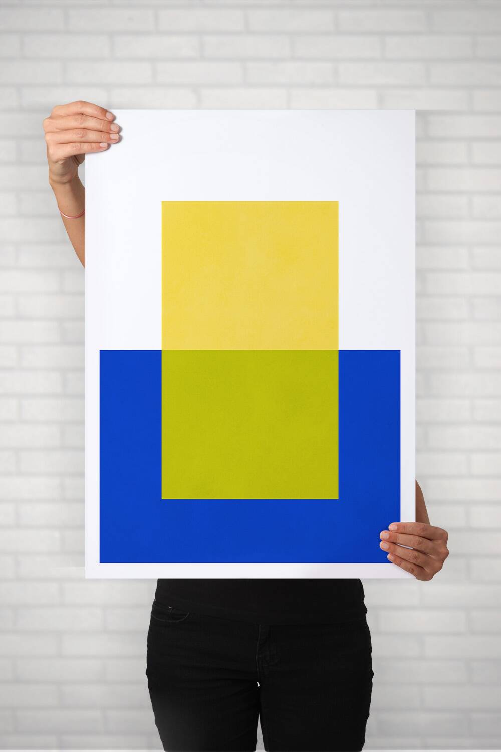 2 geometric art prints. (50x70cm)