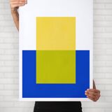 2 geometric art prints. (50x70cm)