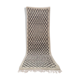 Beni Ouarain carpet hallway 100% Moroccan wool 300 x 95cm