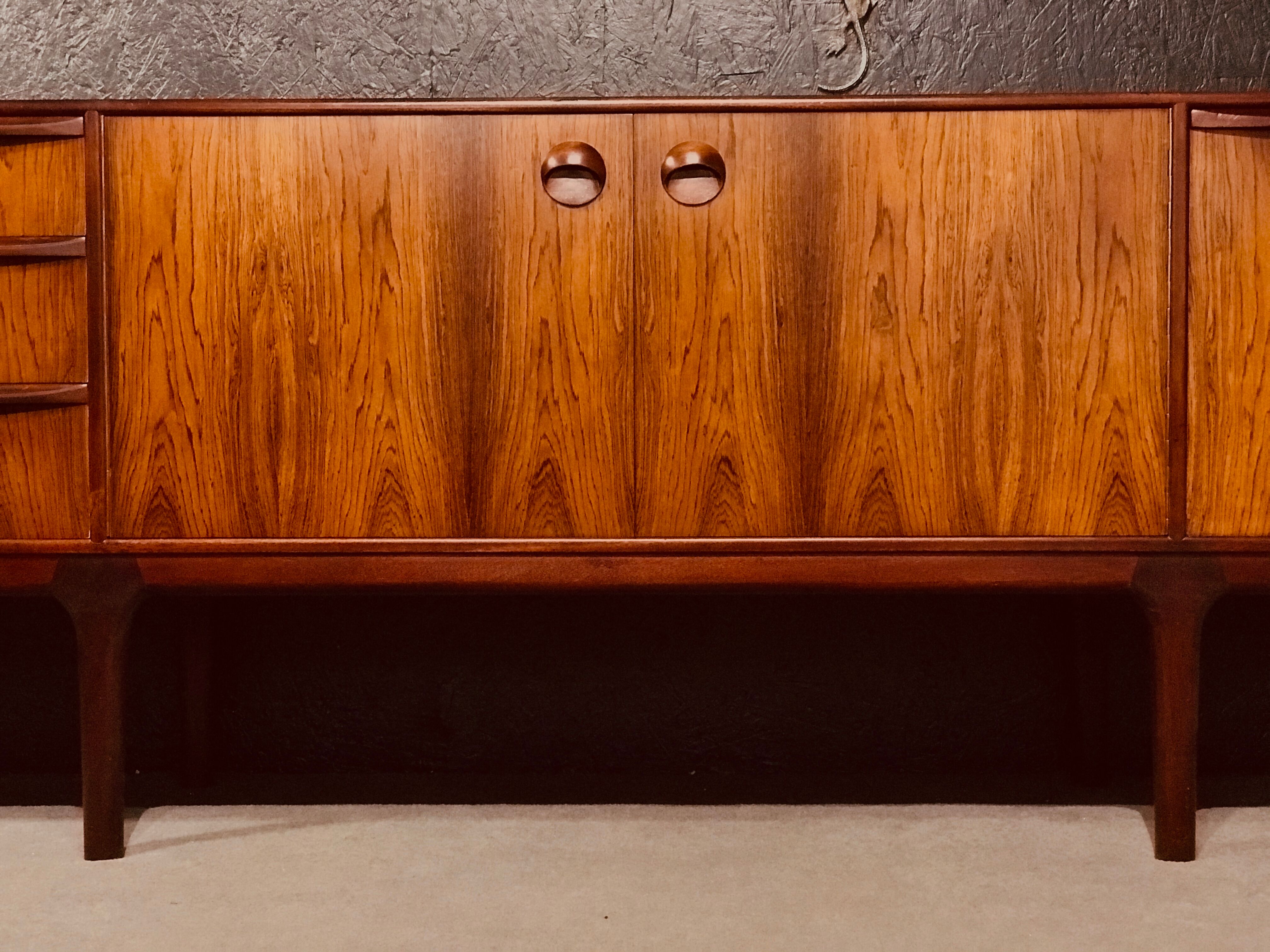 Rosewood sideboard by Tom Robertson for McIntosh, 1960