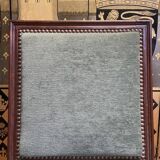 Set of 6 Louis XVI style chairs in green velvet
