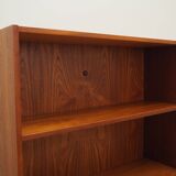 Bibliothèque en teck, design danois, années 1970, production : Danemark