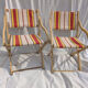 Fauteuils jardin vintage