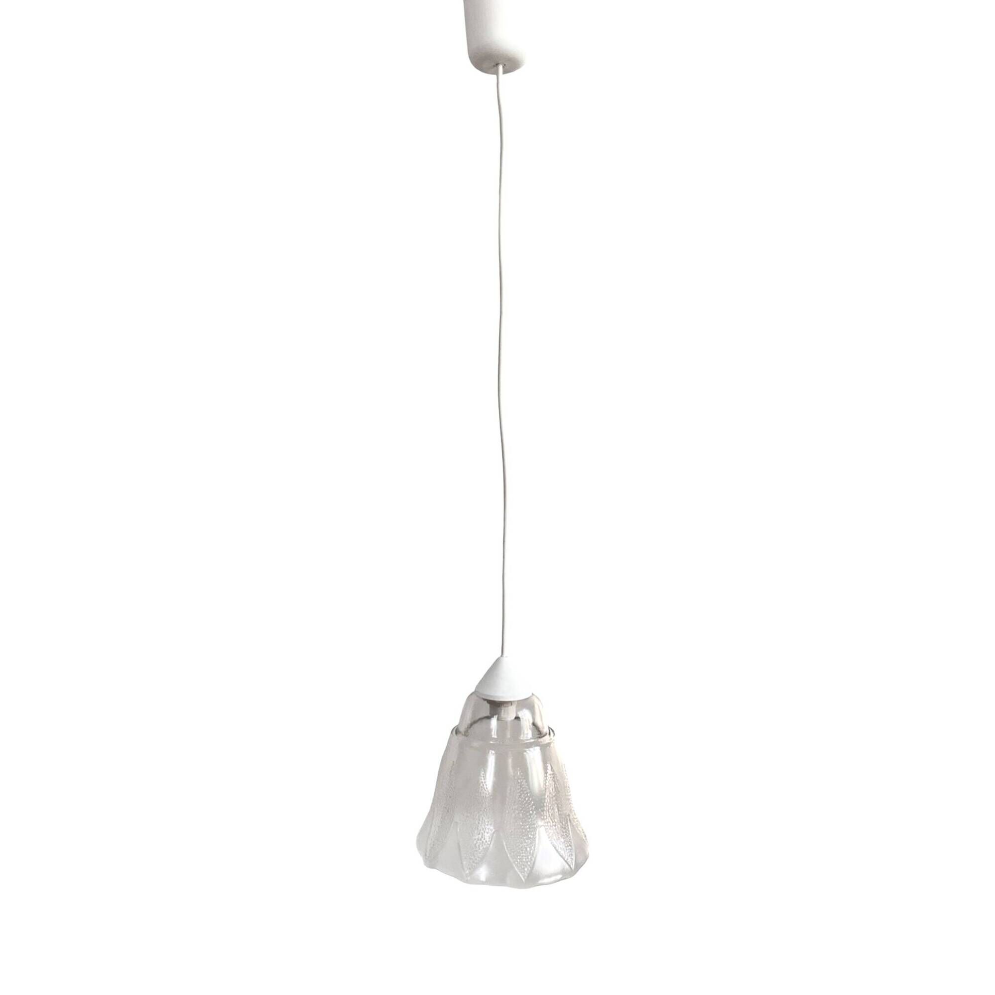 Flower-shaped hanging lamp, Narva Leuchen, Germany, 1970s.