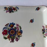 Limoges porcelain tray with floral bouquet motifs, early 20th century