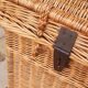 Rattan storage trunk late nineteenth century
