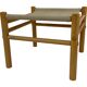 Vintage Safari Ottoman Footstool 70s design