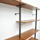 Swedish walnut shelving system by Pira, 1960s