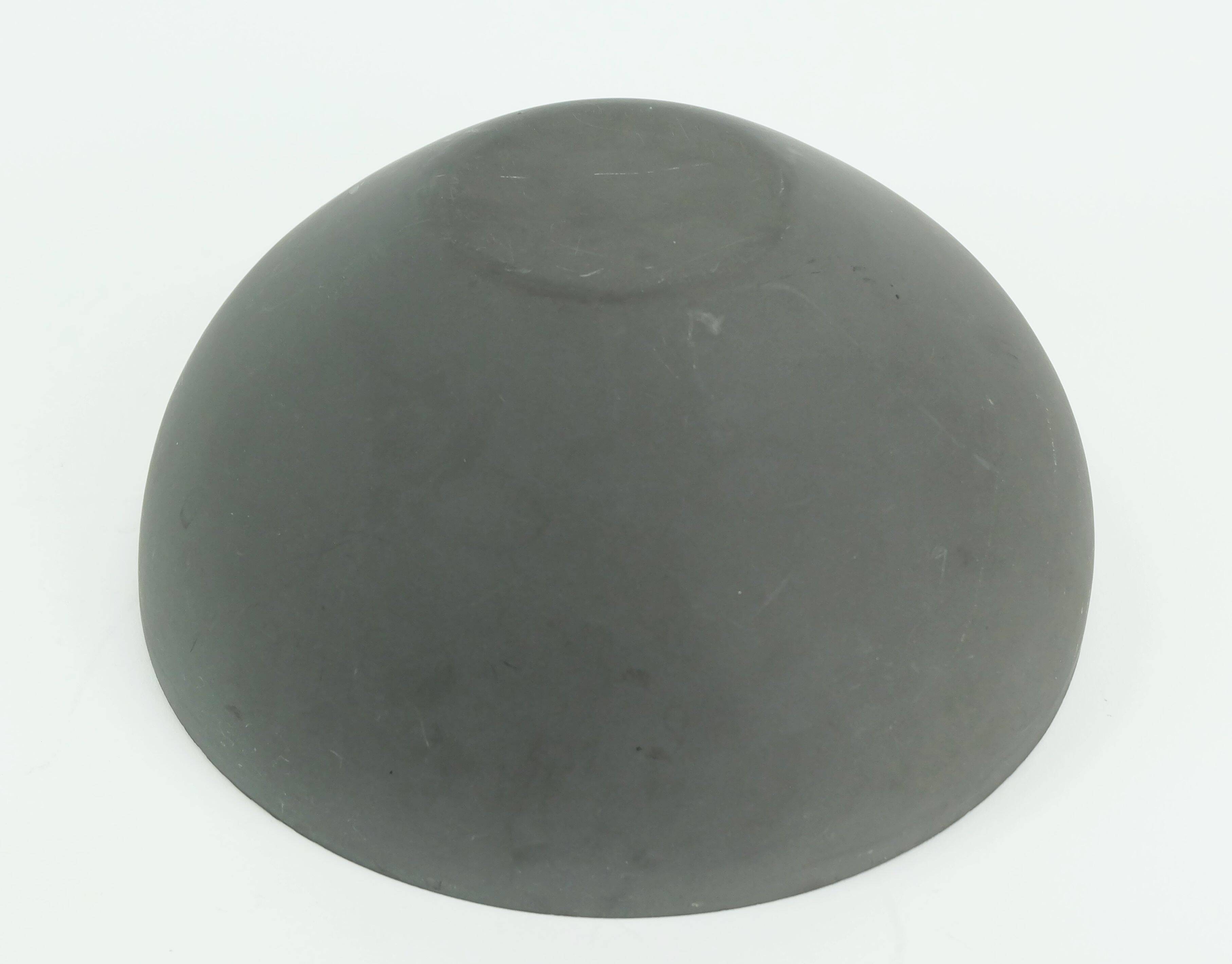 Vintage danish krenit bowl herbert krenchel yellow enamel torben orskov 50s