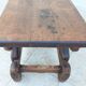 Solid oak coffee table