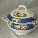 PORCELAIN SAUSAGE BY WILTON WARE DECOR A L'OISEAU