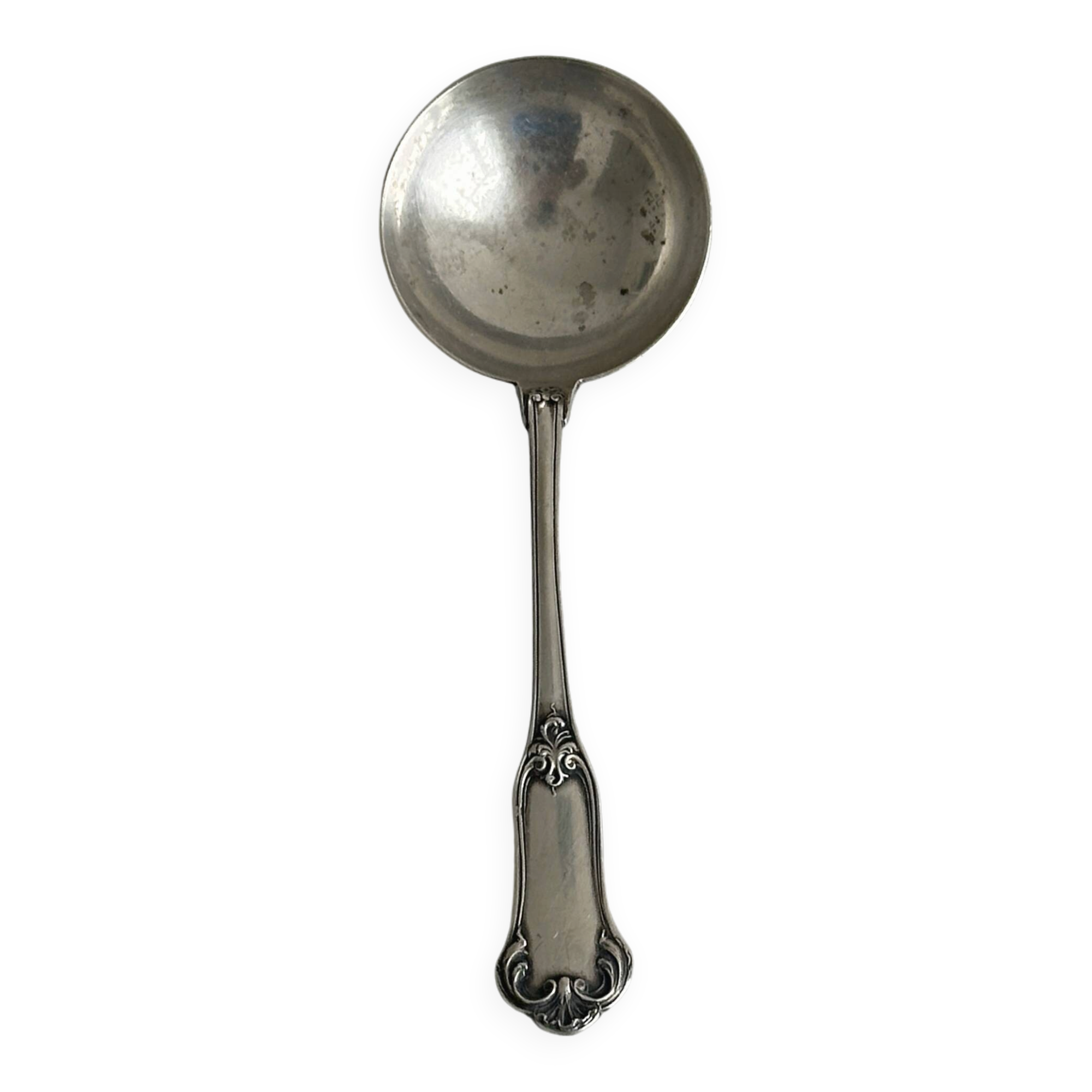 Cuillère à sauce en métal argenté