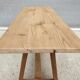 Table basse tréteau d'atelier d'atelier Pin
