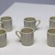 Ensemble de six tasses à expresso George Nelson, mi-siècle moderne