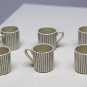 Ensemble de six tasses à expresso George Nelson, mi-siècle moderne