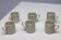 Set of six George Nelson espresso cups, mid-century modern