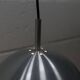 Pair of functional 70's aluminum ball pendants