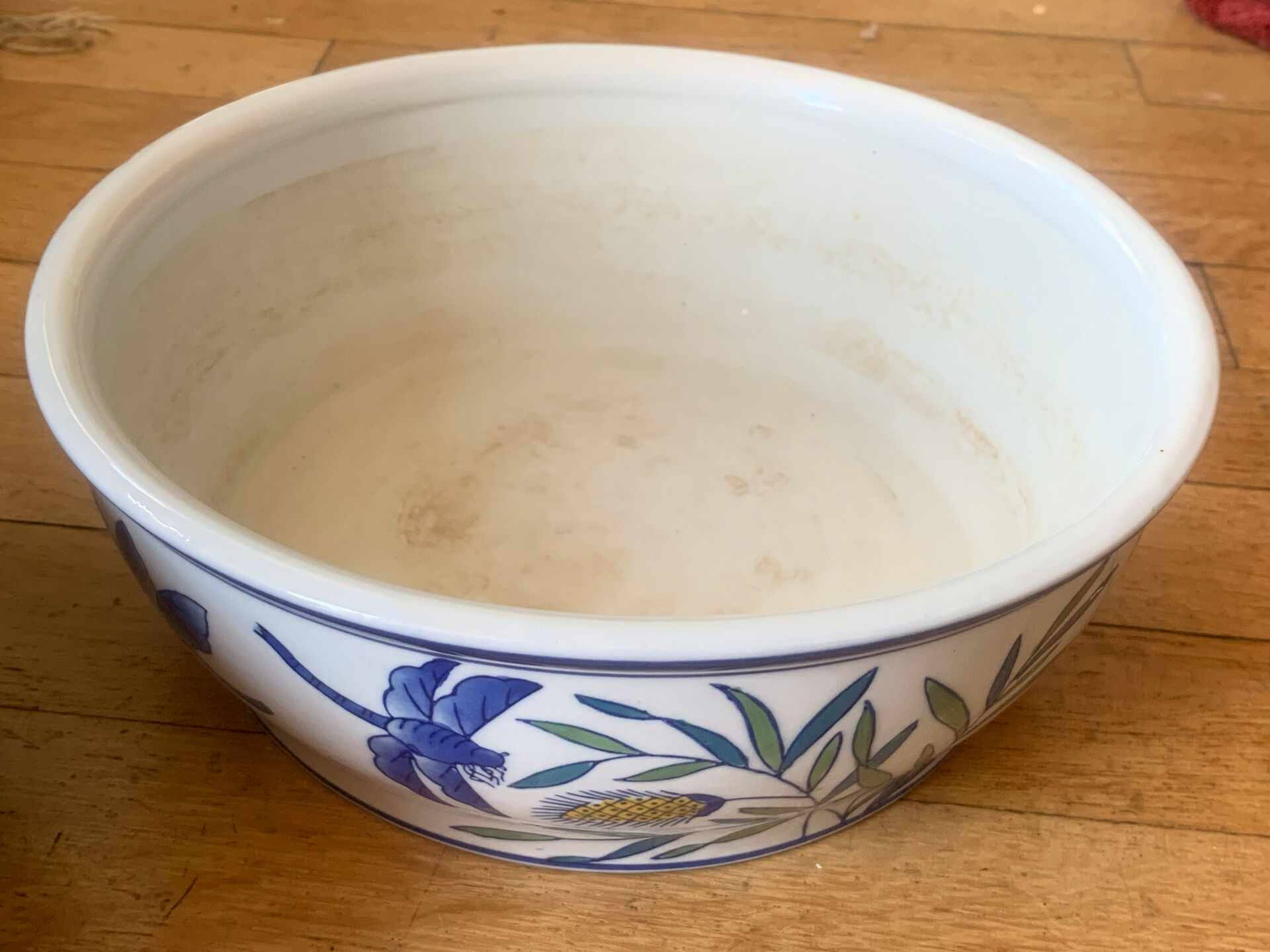 2 antique plant pots