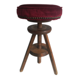 Old piano stool with screw