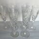 6 Saint Louis crystal champagne flutes