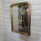 Old Louis Philippe style gilded mirror with mercury mirror