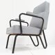 Fauteuil Picardie de Jacques Hitier pour Tubauto, 1950