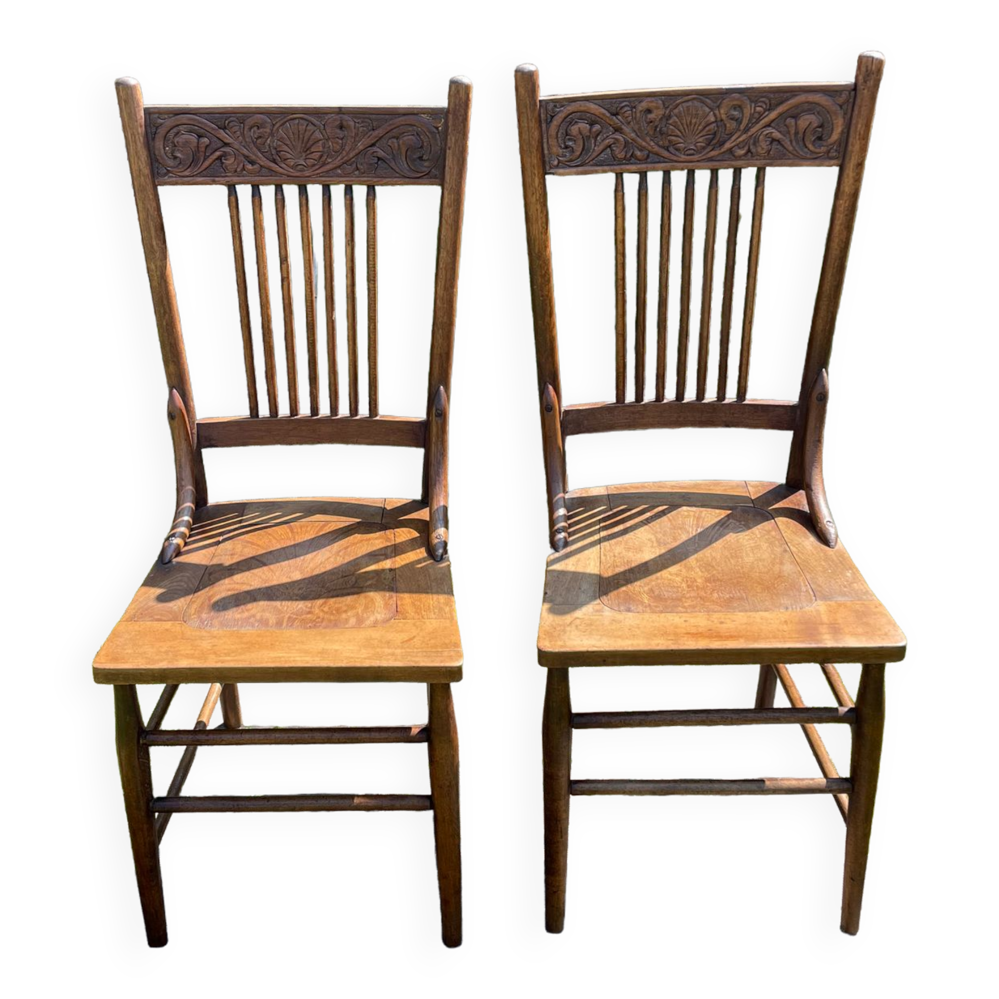 Paire de chaises bistro