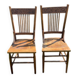 Paire de chaises bistro