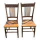Paire de chaises bistro