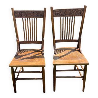 Pair of bistro chairs