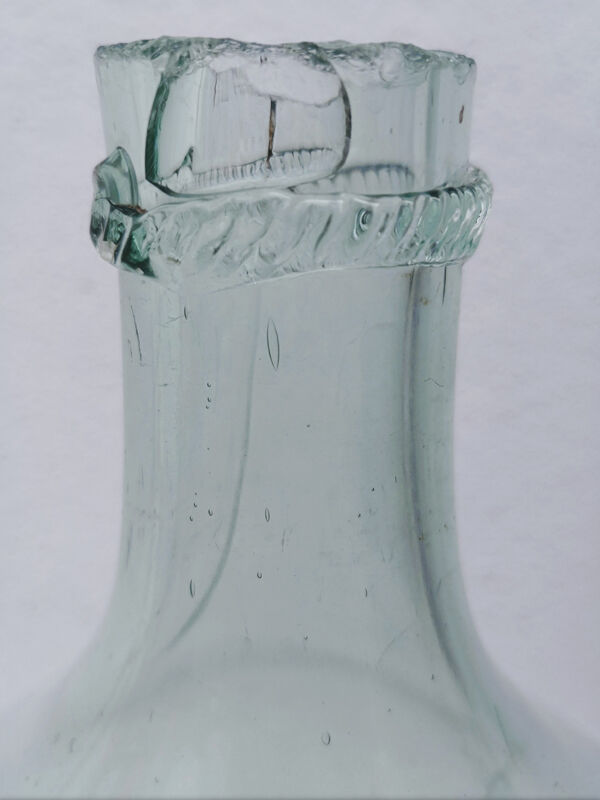 Transparent demijohn form water drop