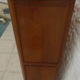 Weekly chest of drawers with secret shelf and its 7 drawers, made in the old-fashioned way from solid wood with knob