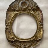 Comtoise pediment in embossed copper, 19th century