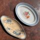 Pair of delightful antique faience – Sarreguemines "Royat" and Lunéville