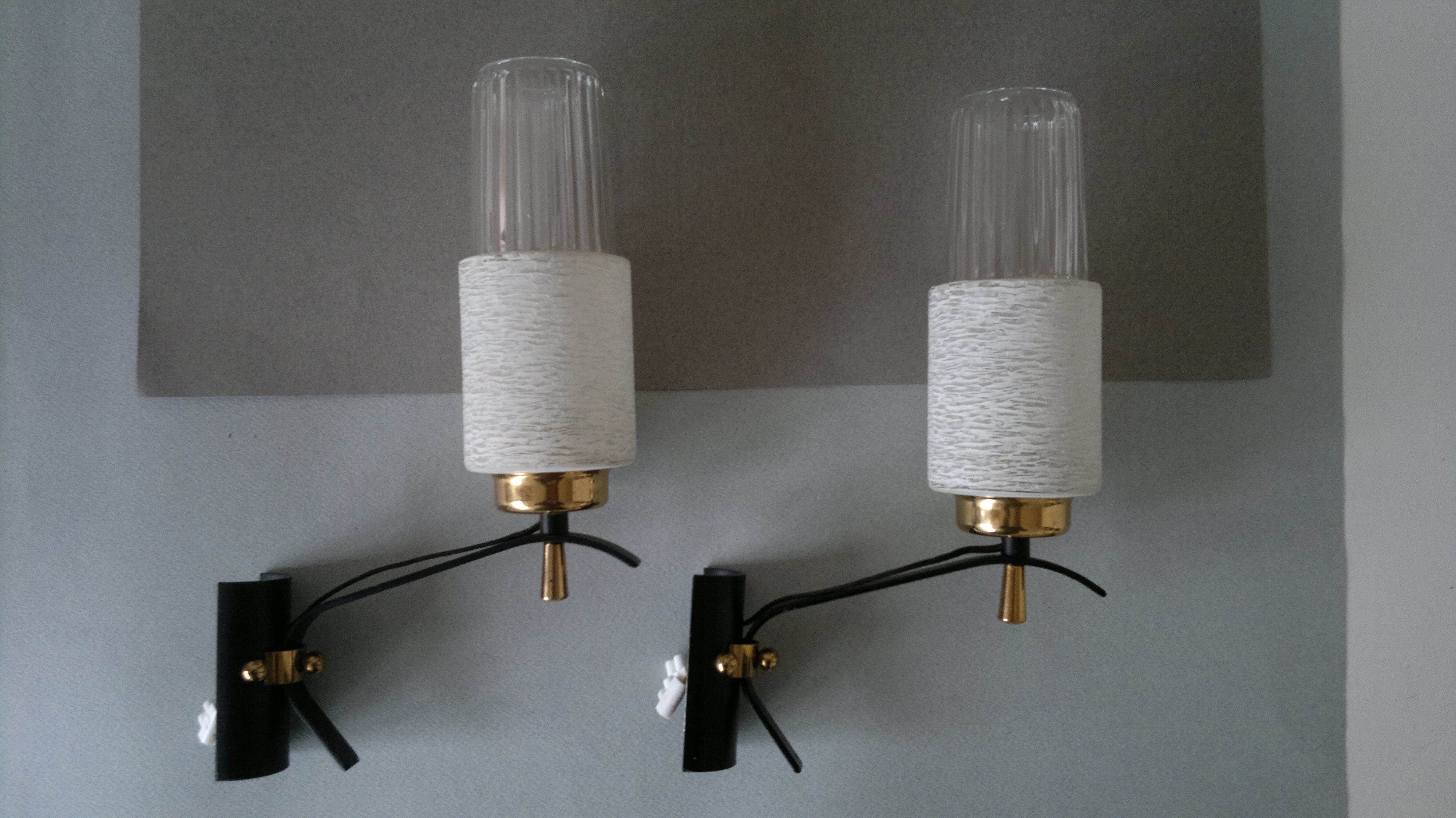 Two applied simple vintage 1950