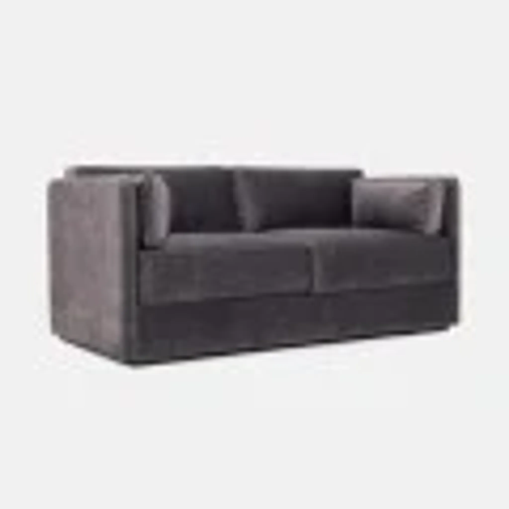 Sofa HAGA grey velour, Scandinavian design