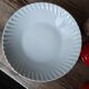 7 hollow plates white porcelain